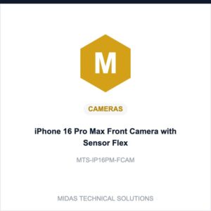 iPhone 16 Pro Max Front Camera with Sensor Flex