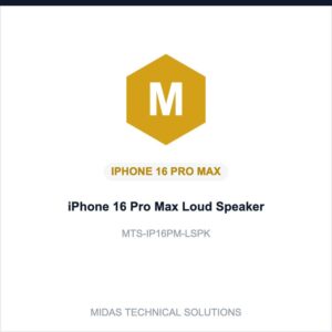 iPhone 16 Pro Max Loud Speaker