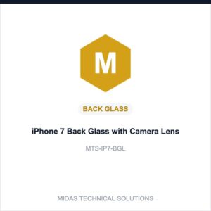 iPhone 7 Back Glass with Camera Lens