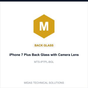 iPhone 7 Plus Back Glass with Camera Lens