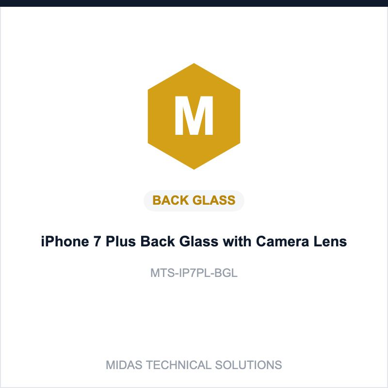 iPhone 7 Plus Back Glass with Camera Lens