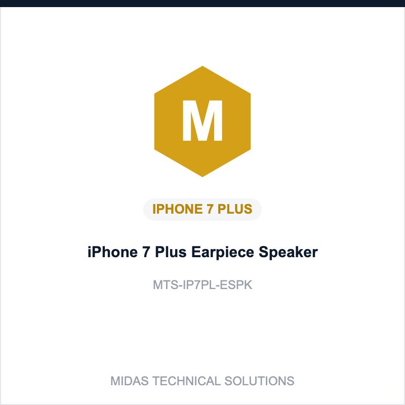 iPhone 7 Plus Earpiece Speaker