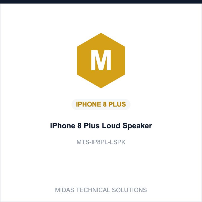 iPhone 8 Plus Loud Speaker