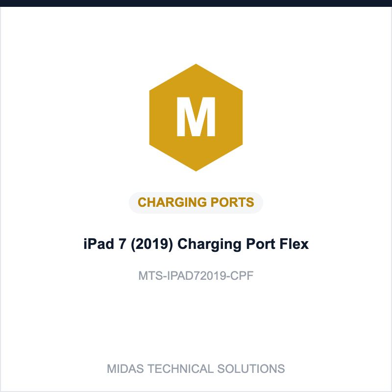 iPad 7 (2019) Charging Port Flex