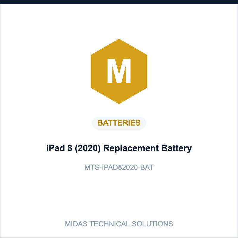 iPad 8 (2020) Replacement Battery
