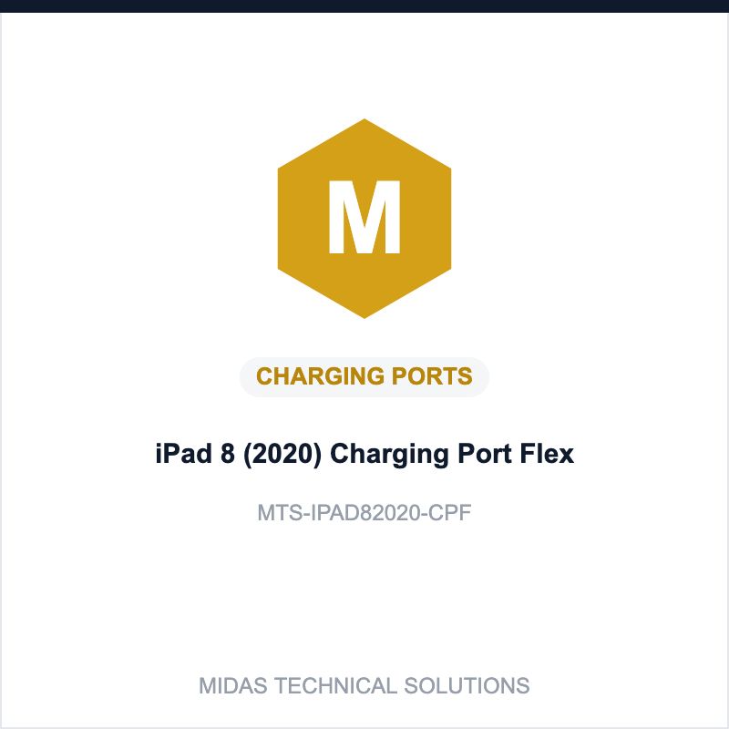 iPad 8 (2020) Charging Port Flex