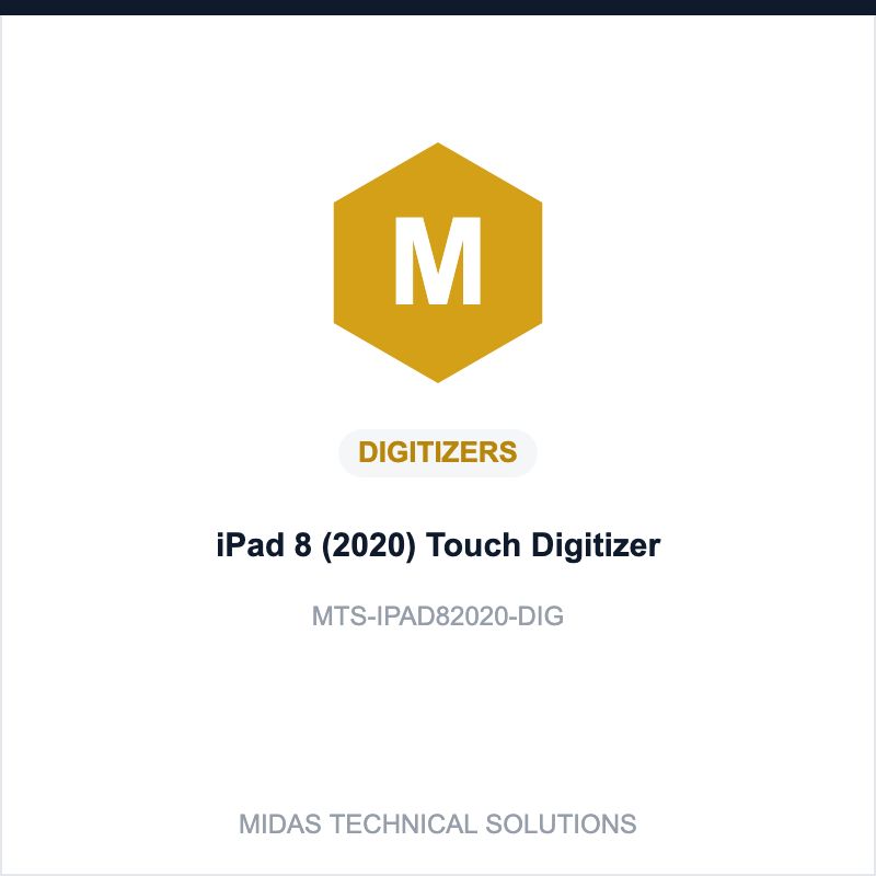 iPad 8 (2020) Touch Digitizer