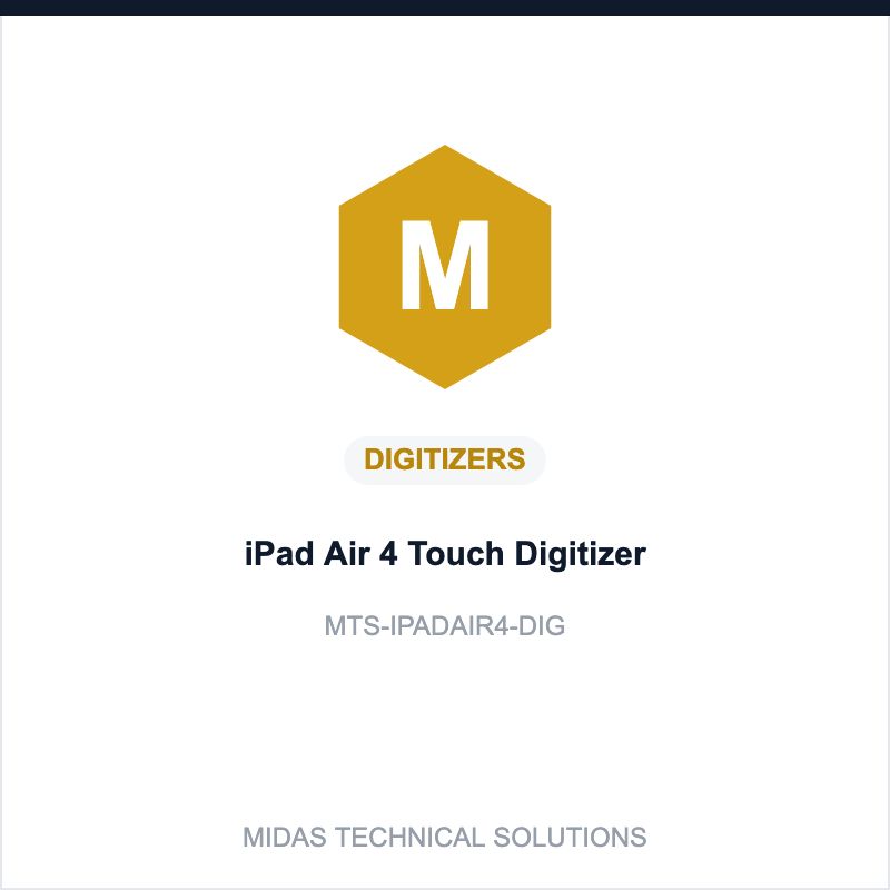 iPad Air 4 Touch Digitizer