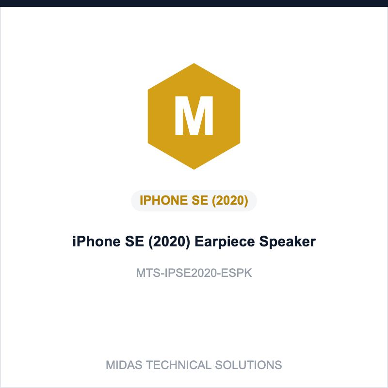 iPhone SE (2020) Earpiece Speaker