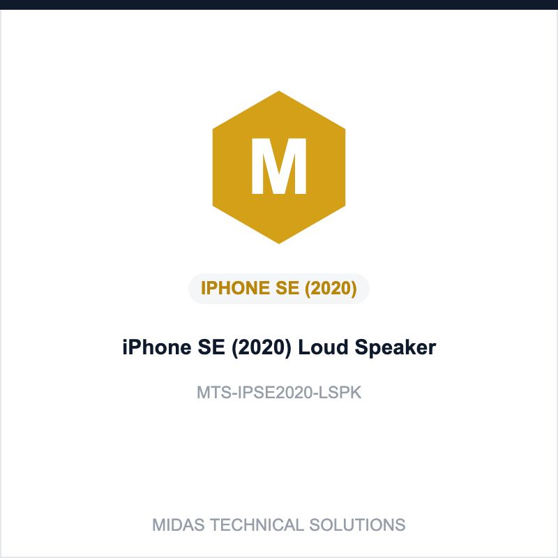 iPhone SE (2020) Loud Speaker