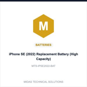 iPhone SE (2022) Replacement Battery (High Capacity)