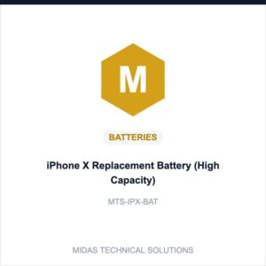 iPhone X Replacement Battery (High Capacity)