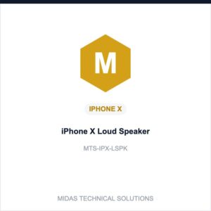iPhone X Loud Speaker