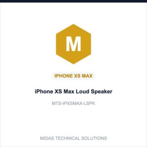 iPhone XS Max Loud Speaker