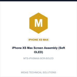 iPhone XS Max Screen Assembly (Soft OLED)
