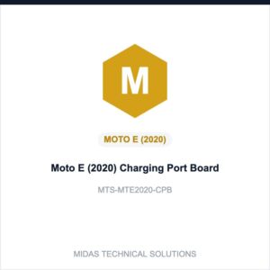 Moto E (2020) Charging Port Board