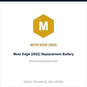 Moto Edge (2022) Replacement Battery