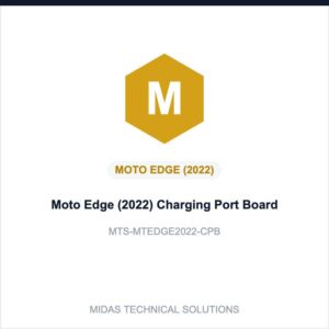 Moto Edge (2022) Charging Port Board