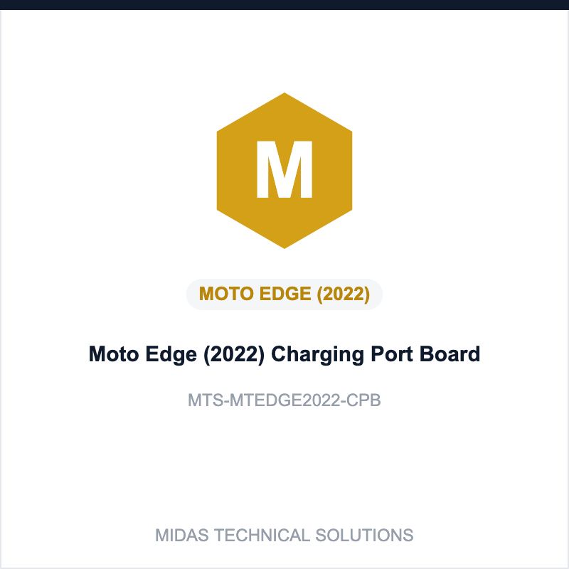 Moto Edge (2022) Charging Port Board