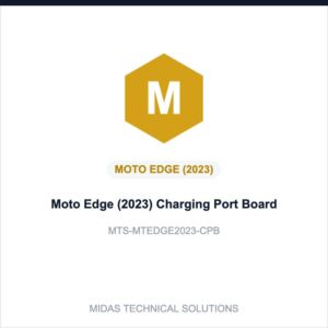 Moto Edge (2023) Charging Port Board