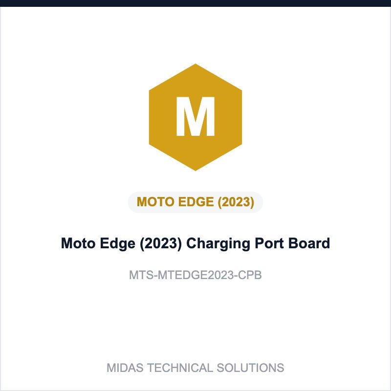 Moto Edge (2023) Charging Port Board