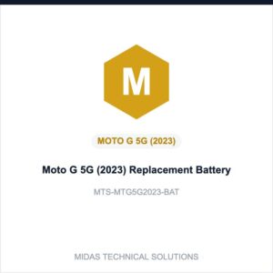 Moto G 5G (2023) Replacement Battery