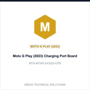 Moto G Play (2023) Charging Port Board