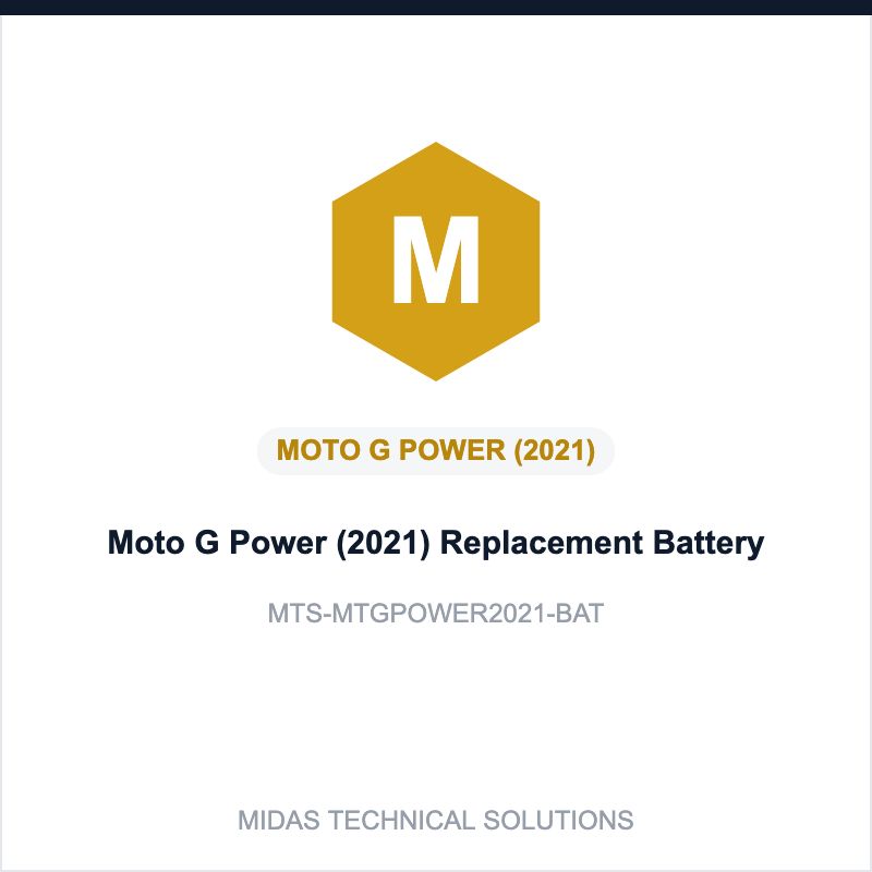 Moto G Power (2021) Replacement Battery