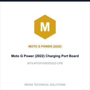 Moto G Power (2022) Charging Port Board