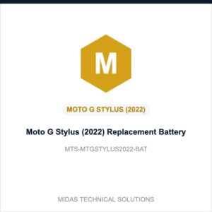 Moto G Stylus (2022) Replacement Battery