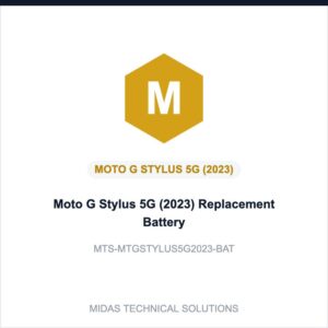 Moto G Stylus 5G (2023) Replacement Battery