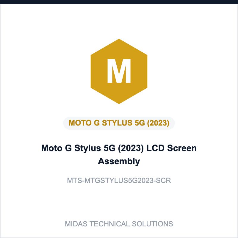 Moto G Stylus 5G (2023) LCD Screen Assembly