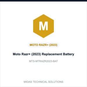 Moto Razr+ (2023) Replacement Battery