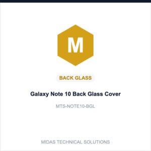 Galaxy Note 10 Back Glass Cover