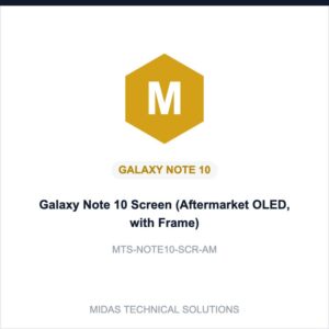 Galaxy Note 10 Screen (Aftermarket OLED, with Frame)
