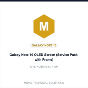Galaxy Note 10 OLED Screen (Service Pack, with Frame)
