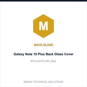 Galaxy Note 10 Plus Back Glass Cover