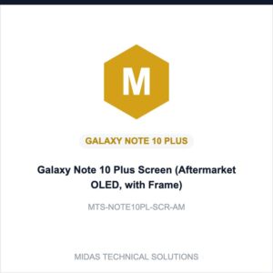 Galaxy Note 10 Plus Screen (Aftermarket OLED, with Frame)