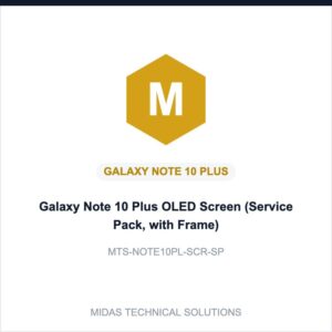 Galaxy Note 10 Plus OLED Screen (Service Pack, with Frame)