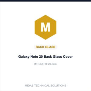 Galaxy Note 20 Back Glass Cover