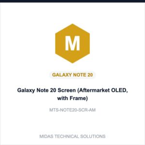 Galaxy Note 20 Screen (Aftermarket OLED, with Frame)