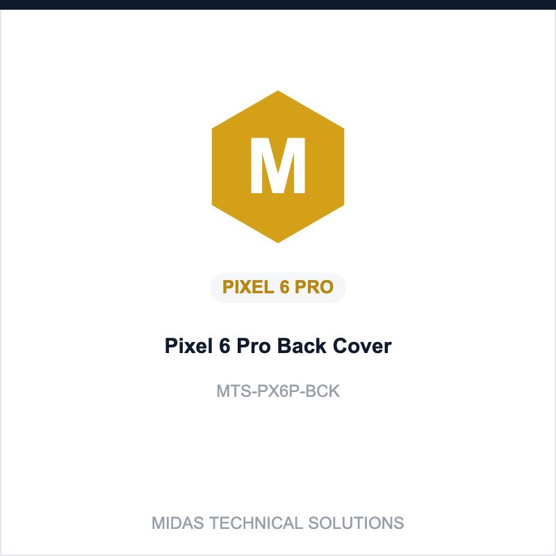 Pixel 6 Pro Back Cover