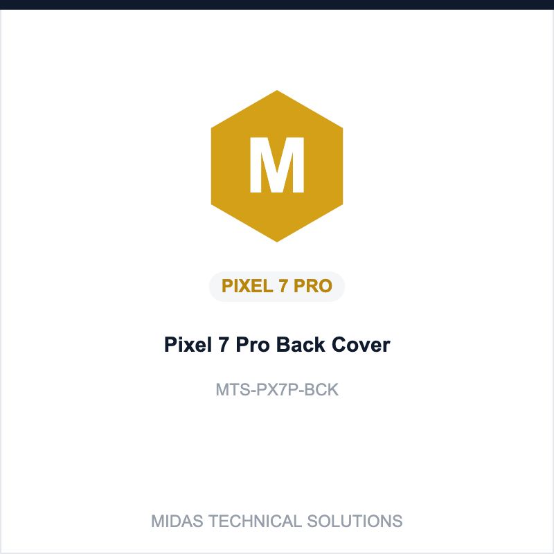 Pixel 7 Pro Back Cover