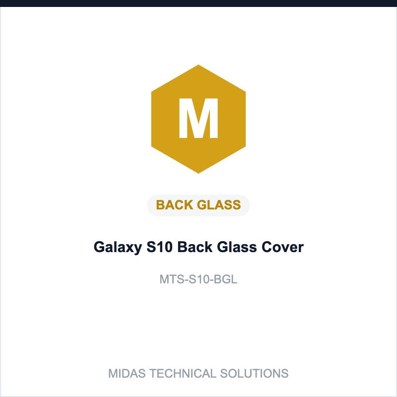 Galaxy S10 Back Glass Cover