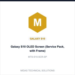 Galaxy S10 OLED Screen (Service Pack, with Frame)