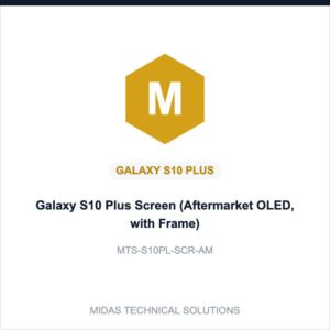 Galaxy S10 Plus Screen (Aftermarket OLED, with Frame)