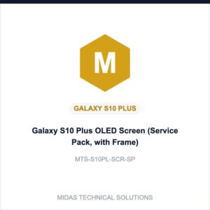 Galaxy S10 Plus OLED Screen (Service Pack, with Frame)