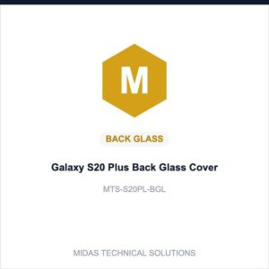 Galaxy S20 Plus Back Glass Cover