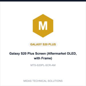 Galaxy S20 Plus Screen (Aftermarket OLED, with Frame)