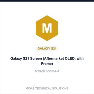 Galaxy S21 Screen (Aftermarket OLED, with Frame)